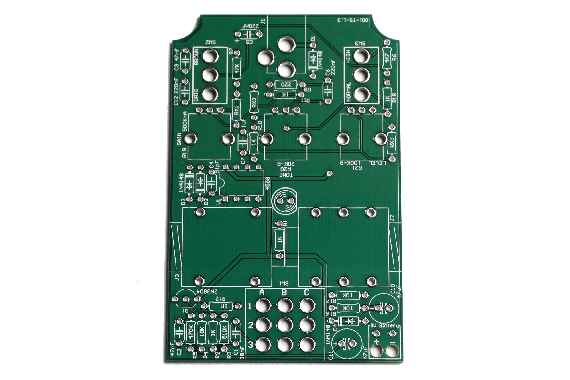 ギター VEROCITY EFFECTS PEDALS JVM-B2 PCB VEROCITY EFFECTS PEDALS JVM-B2 PCB