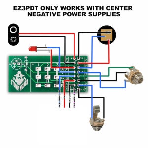 Stomp Wizard EZ3PDT PCB Guitar Pedal DIY Starter PCB image 3