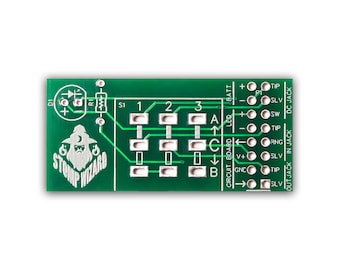 Stomp Wizard EZ3PDT PCB - Guitar Pedal DIY Starter PCB