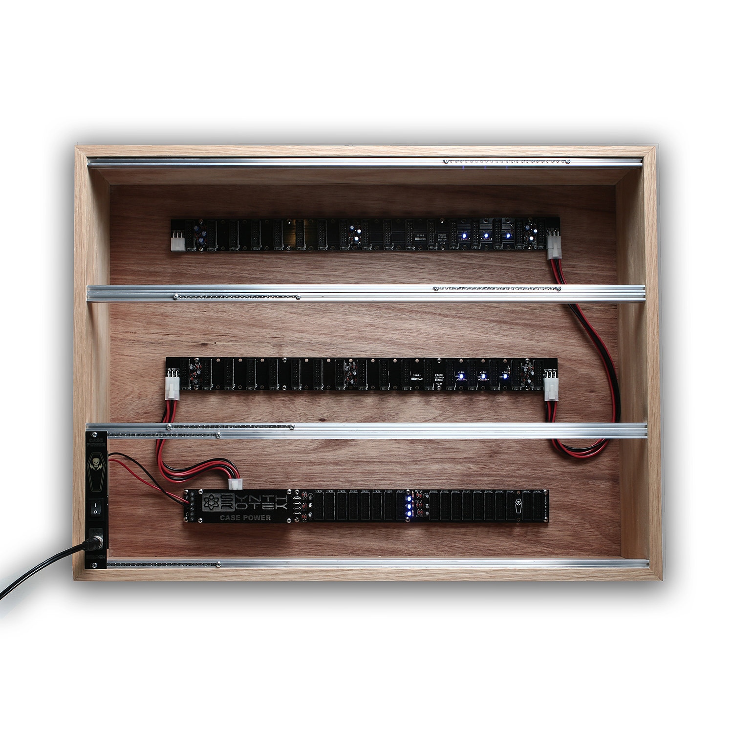 ユーロラックケース　104HP 9U ユーロラック ケース 9u 104 hp ポータブル電源付き ブラック