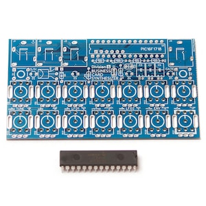 Division 6 Business Card Synthesizer PCB and IC