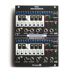 Division 6 Dual Mini Sequencer V2 - Módulo Eurorack completamente construido