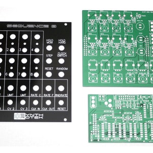 Synthrotek「Sequence 8」アナログ 8 ステップ シーケンサー PCB およびパネル