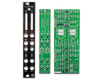 Synthrotek LPG PCBs and Panel - Dual Low Pass Gate Eurorack Module / VCA PCB Set