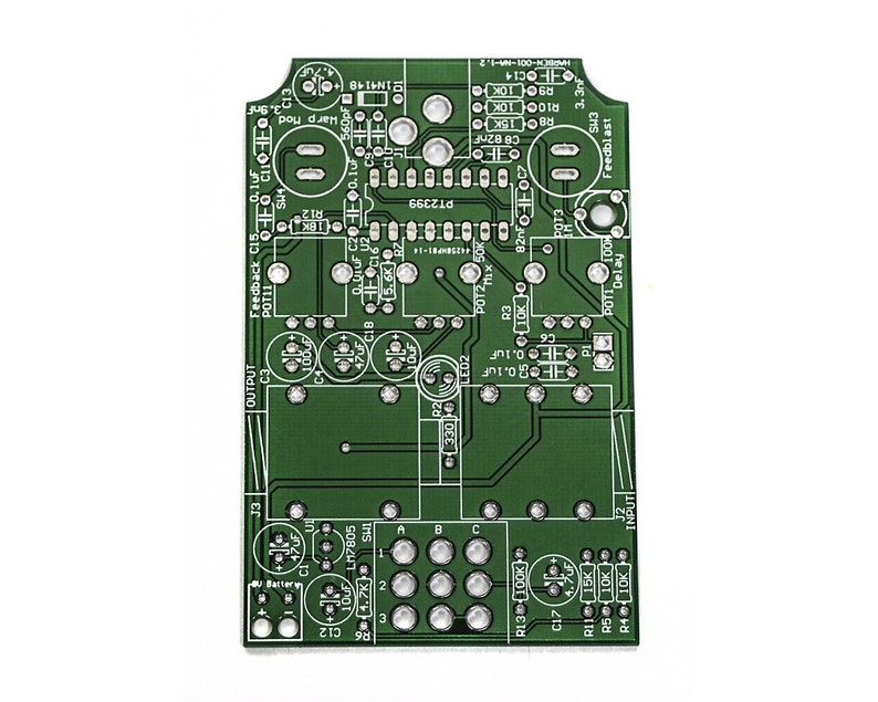 Synthrotek Cosmic ECHO Delay Pedal PCB Etsy
