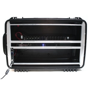 Portable Powered Waterproof Eurorack Case, 104HP 6U + 1U (7U)