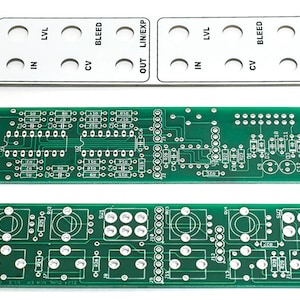 MST Dual 2164 VCA Eurorack PCB and Panel