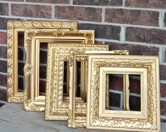 Classic Gold Picture Frames Vintage Gold Baroque Ornate Gallery Wall Decor Sold Separately
