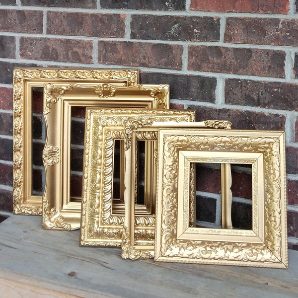 Classic Gold Picture Frames Vintage Gold Baroque Ornate Gallery Wall Decor Sold Separately