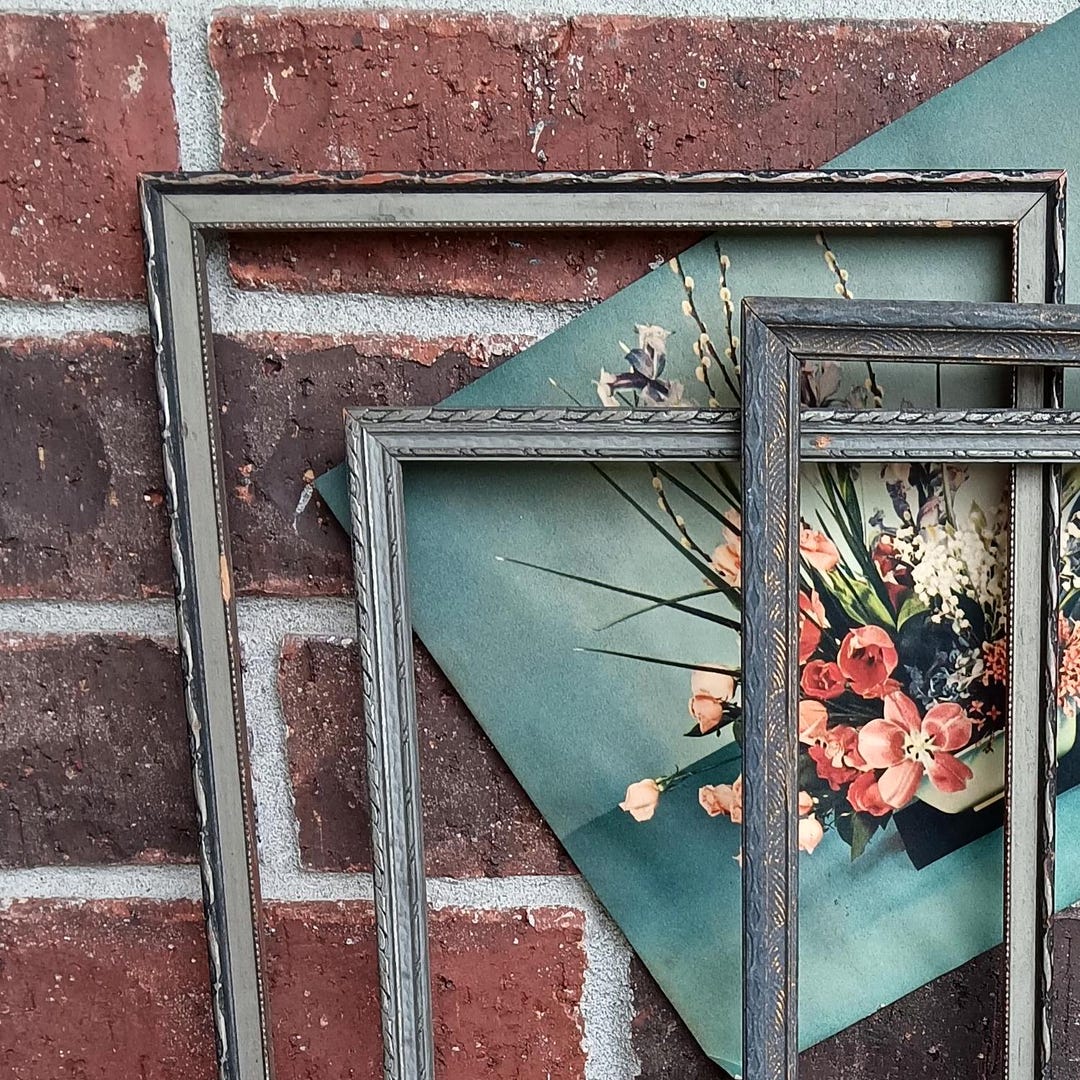 SOLD Woodland Collection Vintage Antique Chippy Wood Frames Picture ...