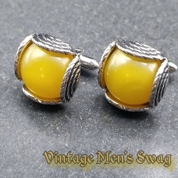 Vintage cufflinks by Swank Fashion Tone offered b… - image 1