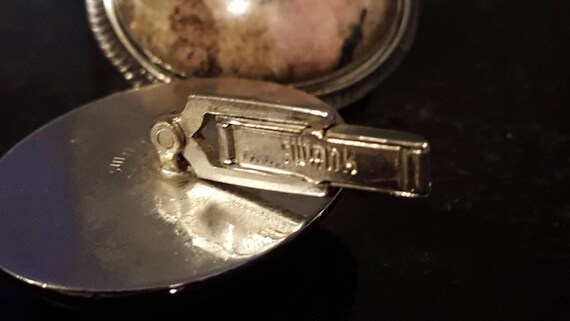 vintage cufflinks Swank rhodonite offered by Vint… - image 2