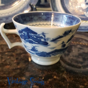 Mottahedeh Canton china individual pieces offered by Vintage Swag Footed Cup