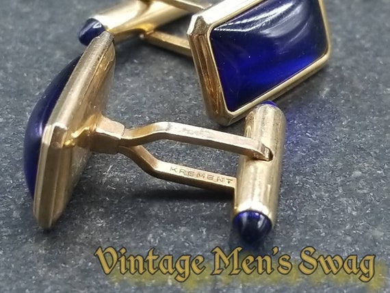 Elegant vintage cufflinks by Krementz, formal, of… - image 4