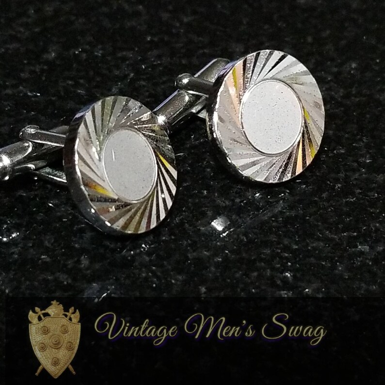 Vintage Cufflinks Anson diamond cut offered by Vintage Men/'s Swag Yx-6 adk-7