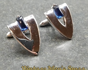 Vintage cufflinks midcentury design by Swank offered by Vintage Men’s Swag (baf-1)