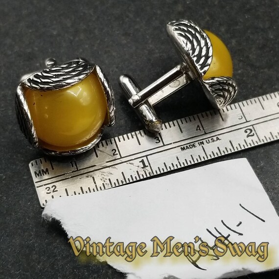 Vintage cufflinks by Swank Fashion Tone offered b… - image 5