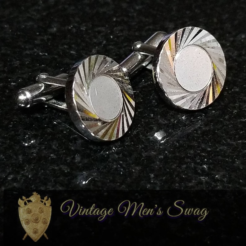Vintage Cufflinks Anson diamond cut offered by Vintage Men/'s Swag Yx-6 adk-7