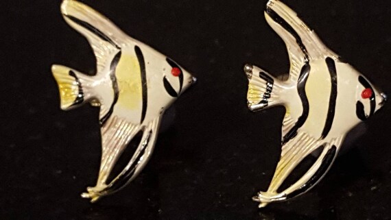 Rare and unique! Vintage cufflinks Swank "Angel F… - image 3