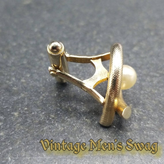 vintage cultured pearl ? cufflinks by Anson offer… - image 5