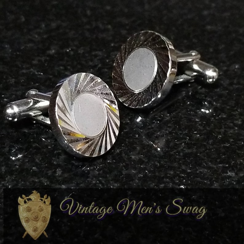 Vintage Cufflinks Anson diamond cut offered by Vintage Men/'s Swag Yx-6 adk-7