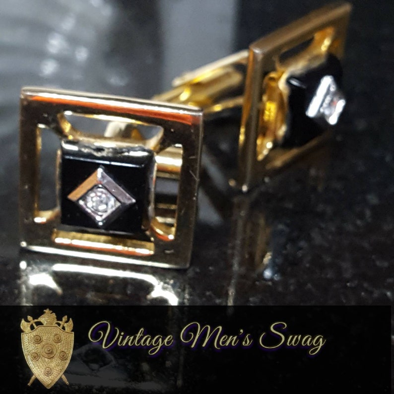 Vintage cufflinks elegant formal by Flex-let offered by Vintage Men/'s Swag Vb-17