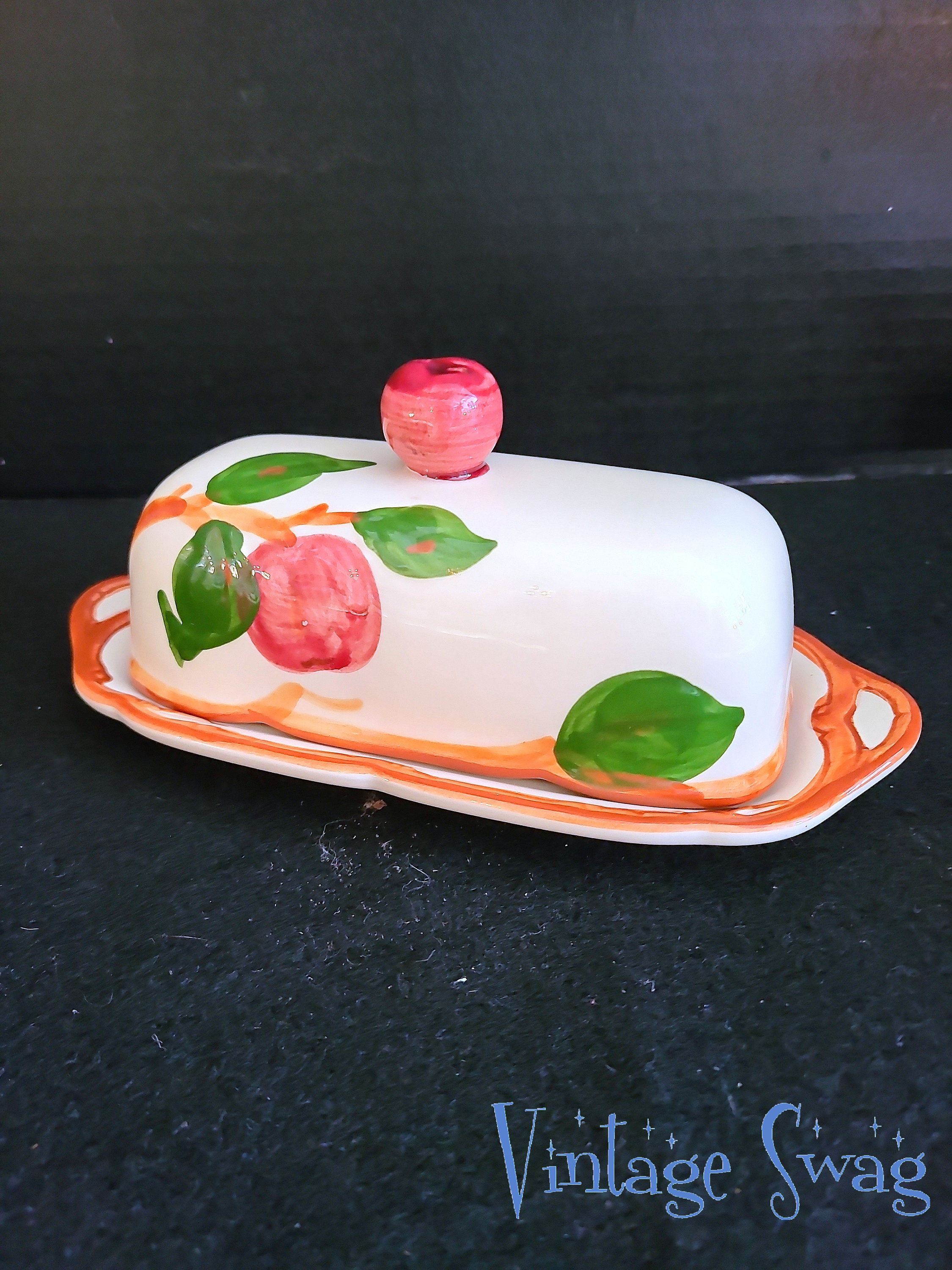 Franciscan apple butter dish discount