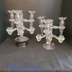 C. 1949 - 1958 Cambridge Arms candle epergne