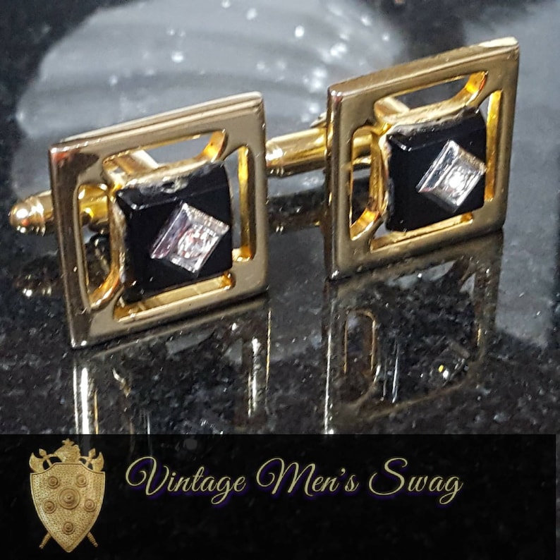 Vintage cufflinks elegant formal by Flex-let offered by Vintage Men/'s Swag Vb-17