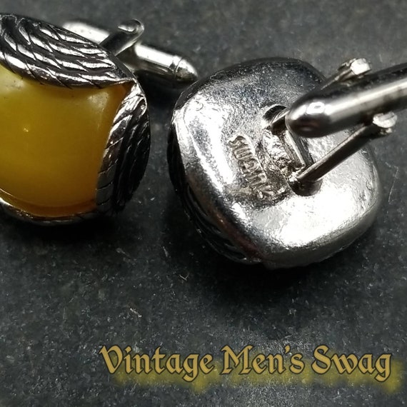 Vintage cufflinks by Swank Fashion Tone offered b… - image 4