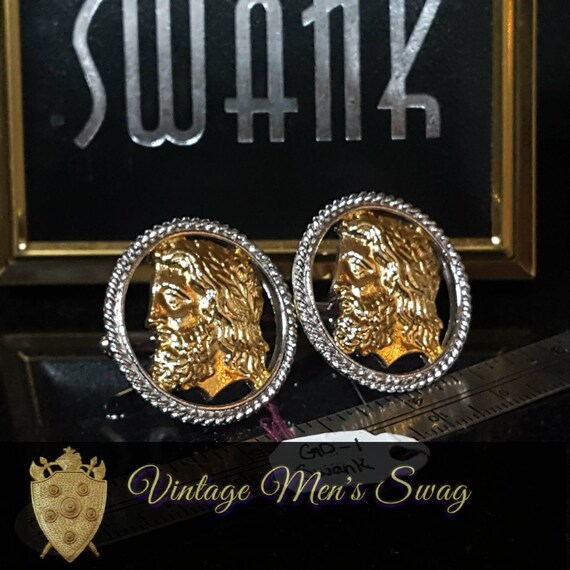 Vintage cufflinks by Swank offered by Vintage Men… - image 4