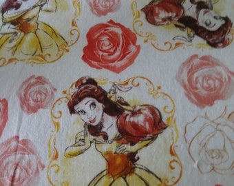 beauty and the beast crib bedding