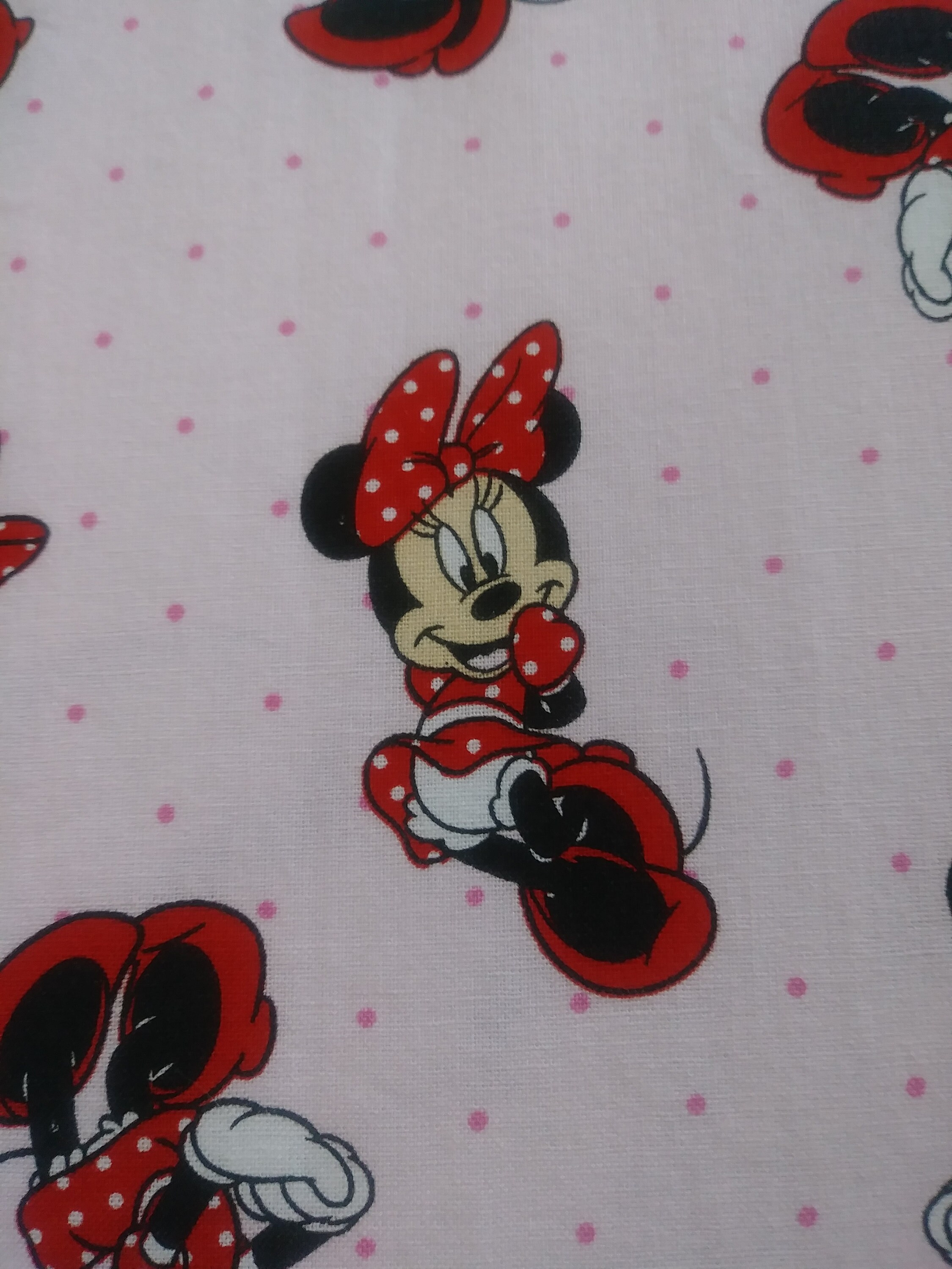 Minnie Mouse Crib Bedding / Disney Crib Sheet / Pink Cotton Etsy UK
