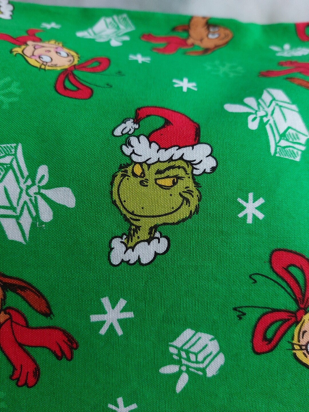 Grinch Crib Bedding /how the Grinch Stole Christmas Toddler - Etsy