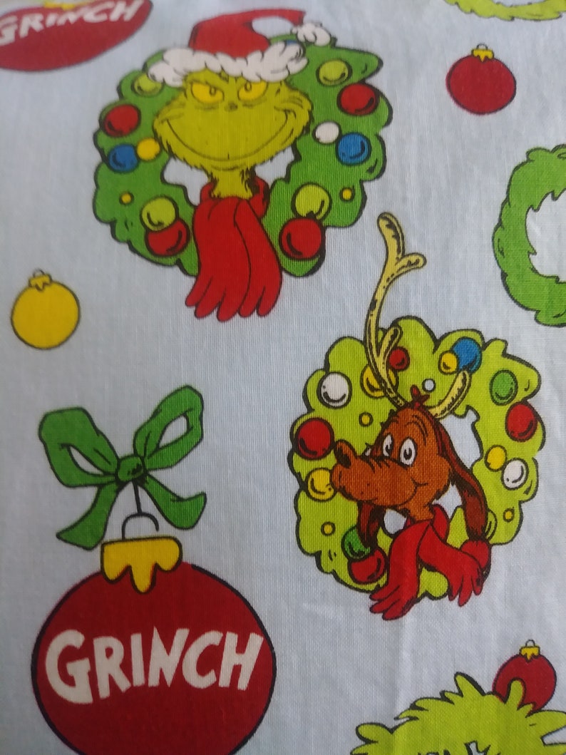 Grinch Bedding / How the Grinch Stole Christmas Toddler Etsy