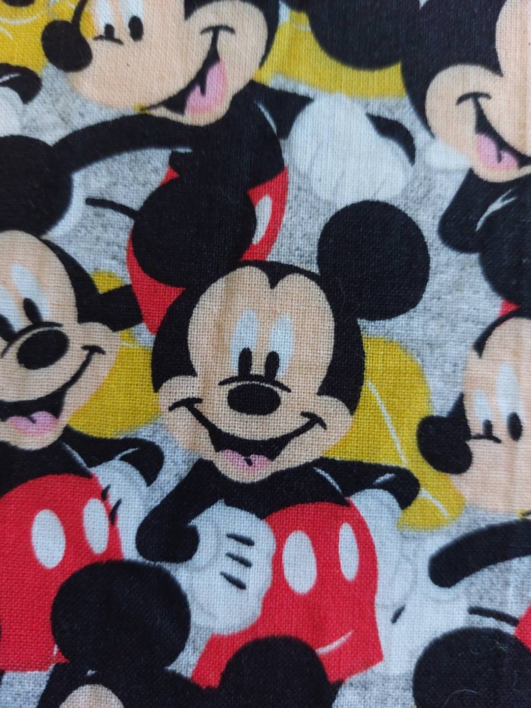 Vintage mickey hot sale mouse crib bedding