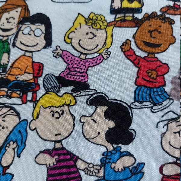 Peanuts Pillowcase / White Cotton Lucy  Pillowcase / White Charlie Brown Pillowcase  / Pig Pen Bedding / Peanuts Linen  Linen