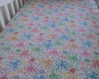 octopus crib bedding