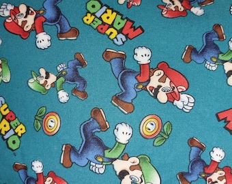 Super Mario Brothers Pillowcase: Gamer Cotton Bedding (28" X 21")