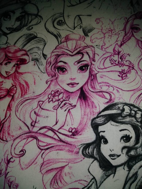 Belle Fitted Crib Bedding Snow White Disney Princess Infant Etsy