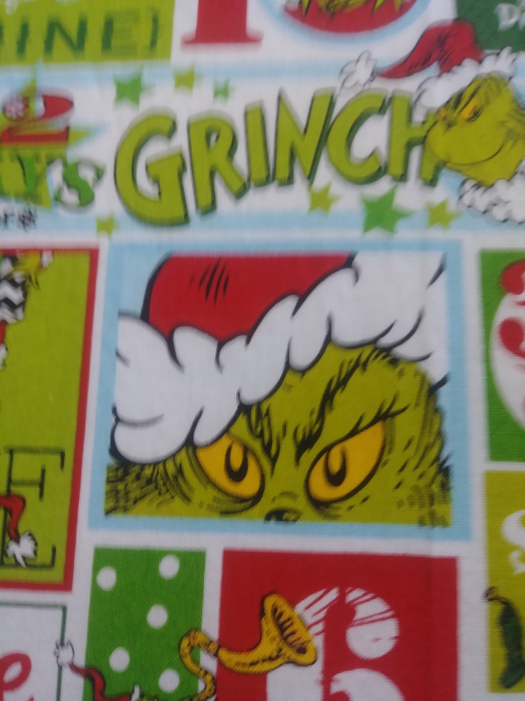 Grinch Crib Bedding / How the Grinch Stole Christmas Toddler Bedding