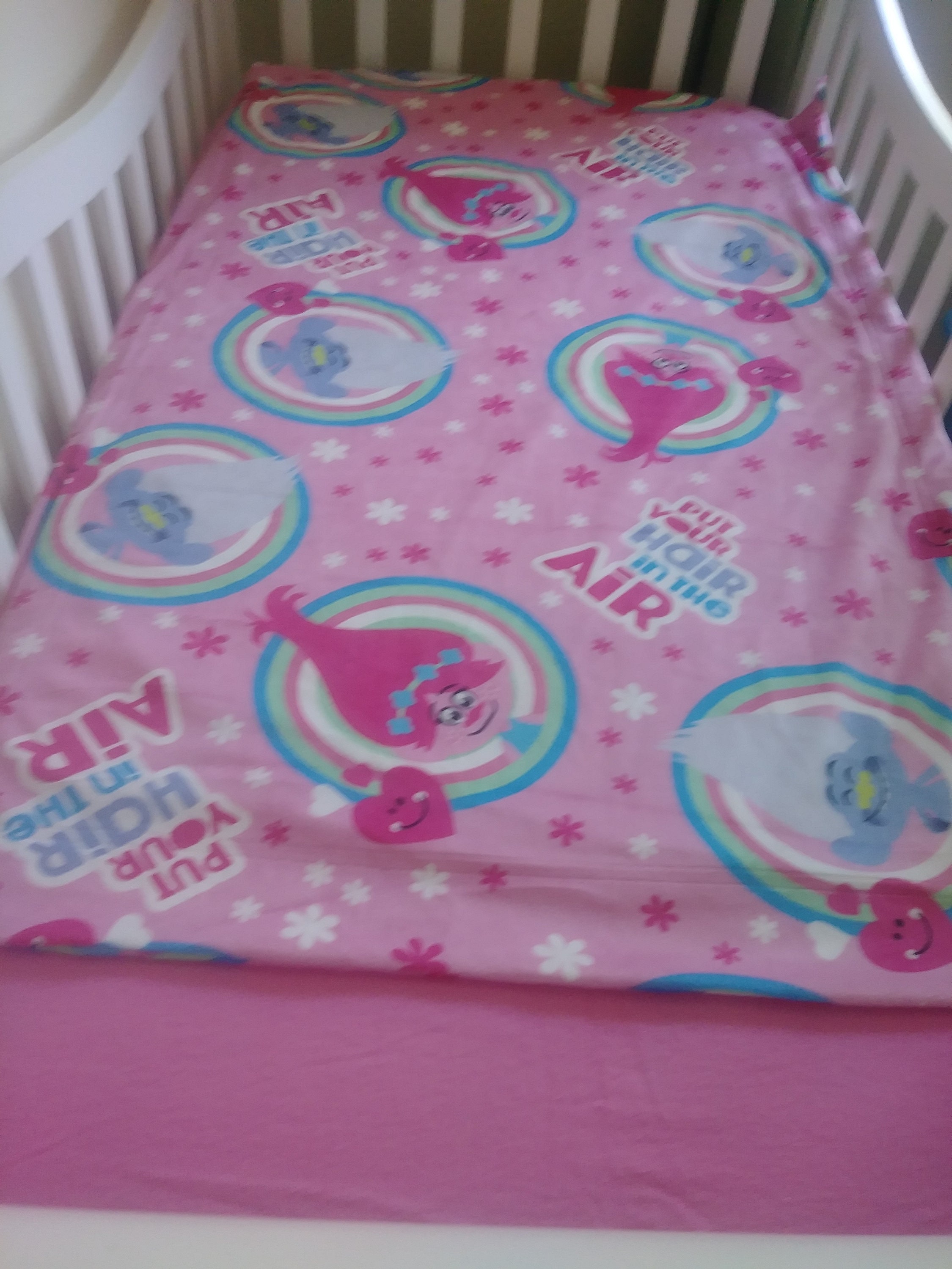 trolls crib bedding