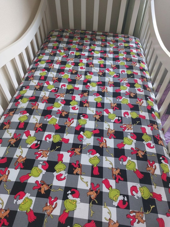 Vintage Santa Claus Baby Crib Sheet - 52"x28" Fitted Mattress Cover, Soft Holiday Print For Standard & Toddler Cribs - View #5