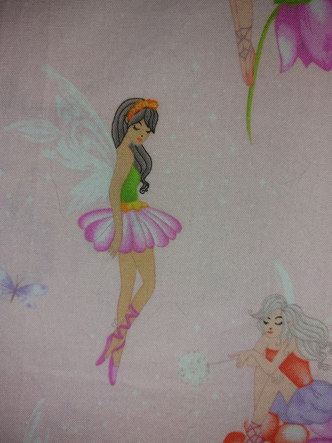 Pink Fairy Crib Bedding / Pink Girls Elf Crib Sheet / Girl's Fantasy