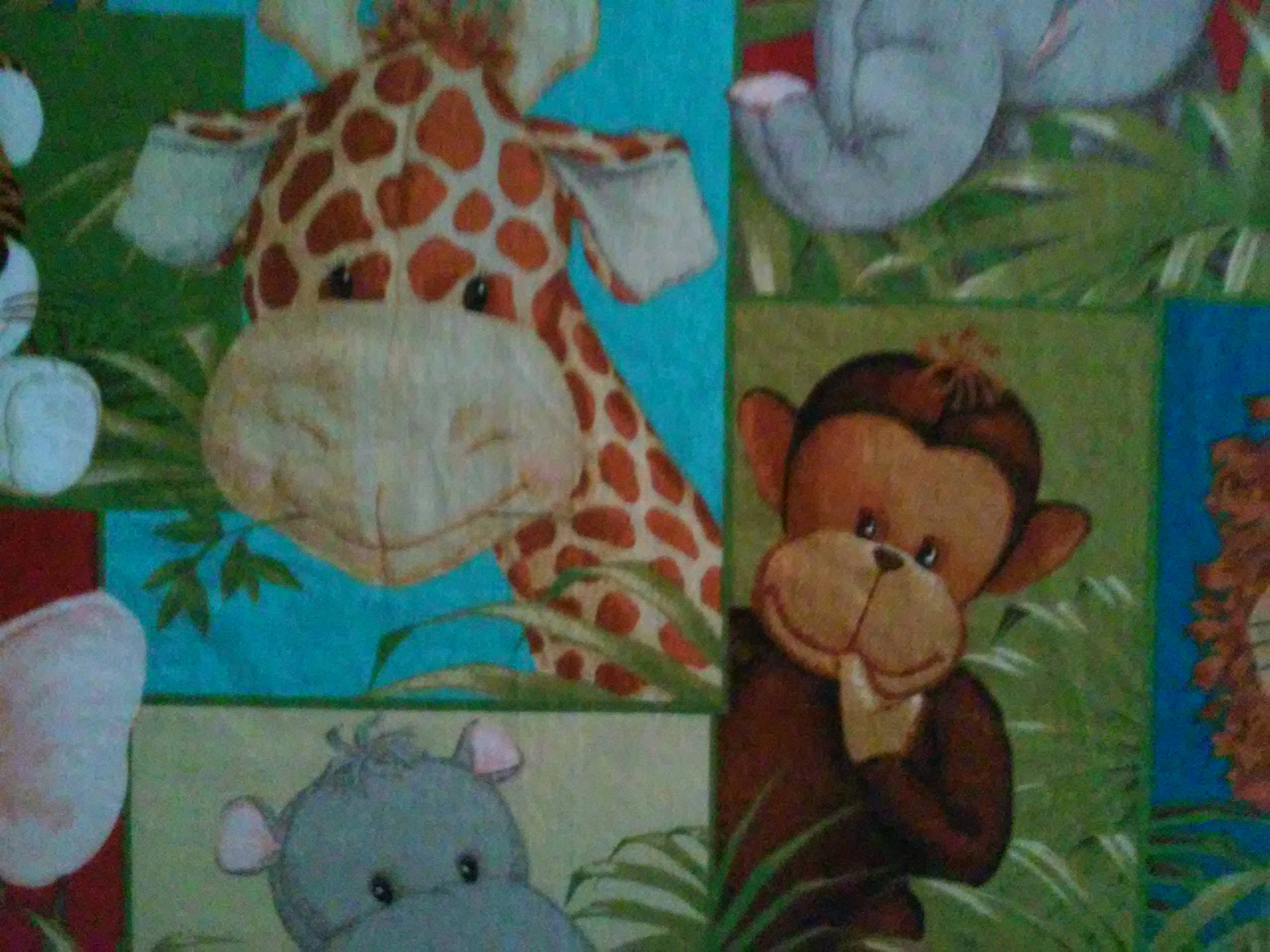 Bebe Jungle Animauxted Drap De Lit Elephant Cotton Bedding Etsy