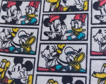 Mickey Mouse Crib Sheet, 100% Cotton Flannel
