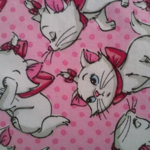 Aristocrats Heart or Square Pillow / Marie Pink Bedding / Cat Heart Pillow /  Disney Pink Aristocrats Pillow