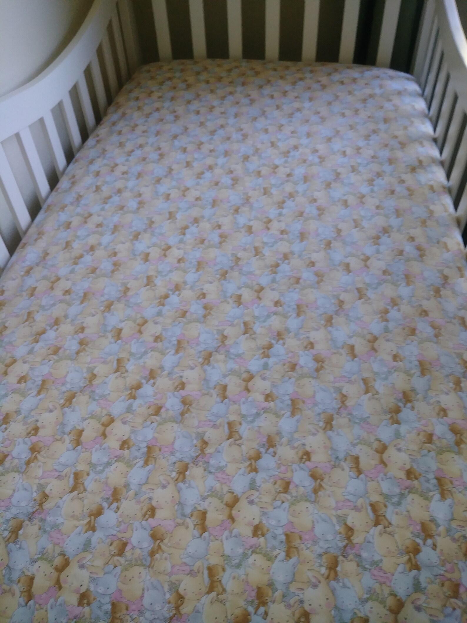 Teddy Bear Crib Bedding / Cotton Fitted Crib Sheet / Infant Etsy