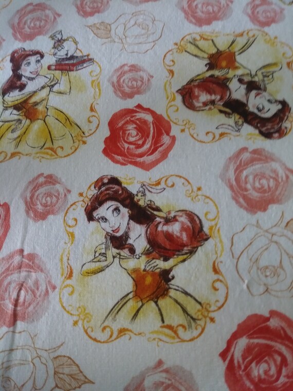 beauty and the beast crib bedding