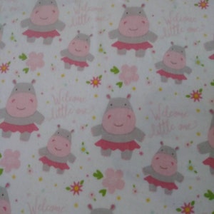 hippo crib sheets